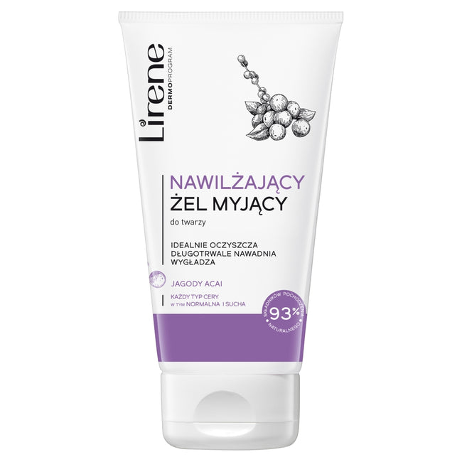 Lirene Nawilżający żel myjący do twarzy 150ml