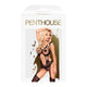 Penthouse Wild Virus bodystocking kabaretki z detalami z pasków Black XL