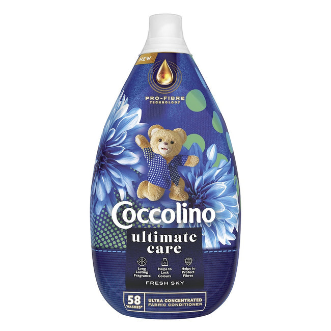 Coccolino Ultimate Care Fresh Sky płyn do płukania z technologią chroniącą tkaniny 870ml