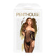 Penthouse Dreamy Diva przezroczyste bodystocking z otwartym krokiem Black XL