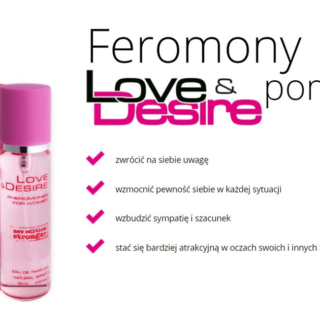 Love & Desire Pheromones For Women feromony dla kobiet spray 15ml