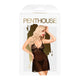 Penthouse Bedtime Story koszulka nocna ze stringami Black S/M